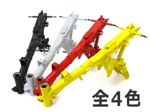 画像1: モンキー用　３cmロングフレーム　イエロー【法人配達可能】